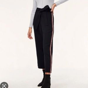 Wilfred Aritzia Tie-front Side Stripe Pants